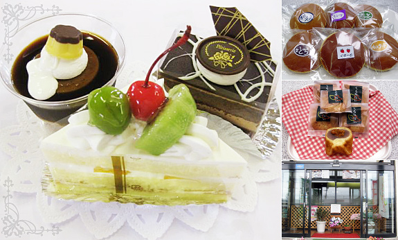 モンドウル 田村屋のケーキ、店舗内、制作中の洋菓子イメージ写真