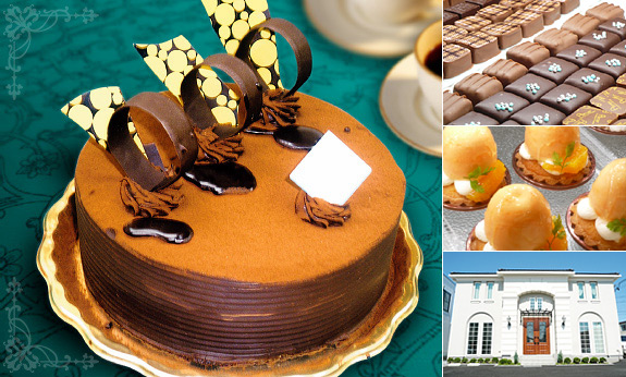 エメ [Aimer] の各種ケーキ、店舗内、制作中の洋菓子イメージ写真