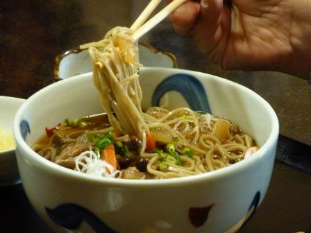 イメージ：中山道街道蕎麦「煮こじ蕎麦」仕合わせの「にこじぃ～」「そば～ば」愛称ロゴ・キャラクターデザイン募集