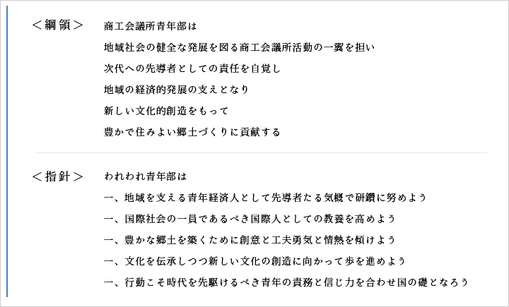 佐久商工会議所青年部スローガン